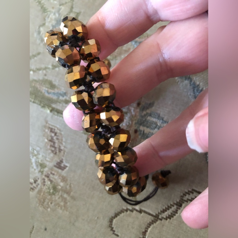 Austrian Crystal Macrame Bracelet- 592 $30 or $25 w/offer
